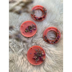 Scented Wax Tarts Floral Coral/ Pink (4 Pieces Set)