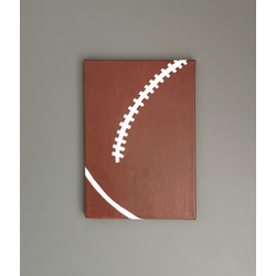 Rugby Wall Art Canvas - Boys Bedroom Decor (Small)