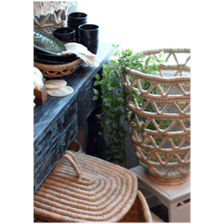 Handmade Palm Leaf Basket